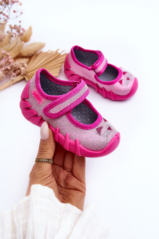 Čības/balerīnu kurpes spīdīgs  Befado 109P235 Rozā krāsas Čības/balerīnu kurpes spīdīgs  Befado 109P235 Rozā krāsas