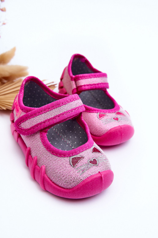 Čības/balerīnu kurpes spīdīgs  Befado 109P235 Rozā krāsas Čības/balerīnu kurpes spīdīgs  Befado 109P235 Rozā krāsas