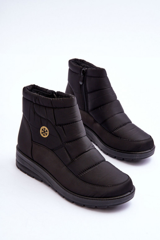 sniega apavi Sieviešu siltināti melnas krāsas Helis sniega apavi Sieviešu siltināti melnas krāsas Helis