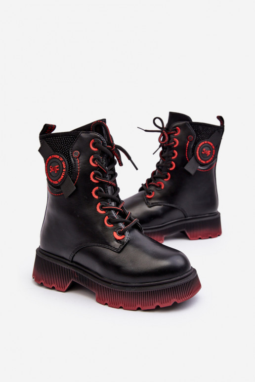 Bērnu apavi melnas krāsas Askya