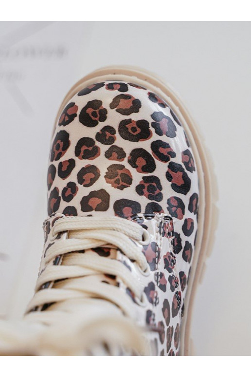 siltināti Sieviešu puszābaki Bērnu apavi ar rāvējslēdzējiem smilšu krāsas-brūnas krāsas Dolida