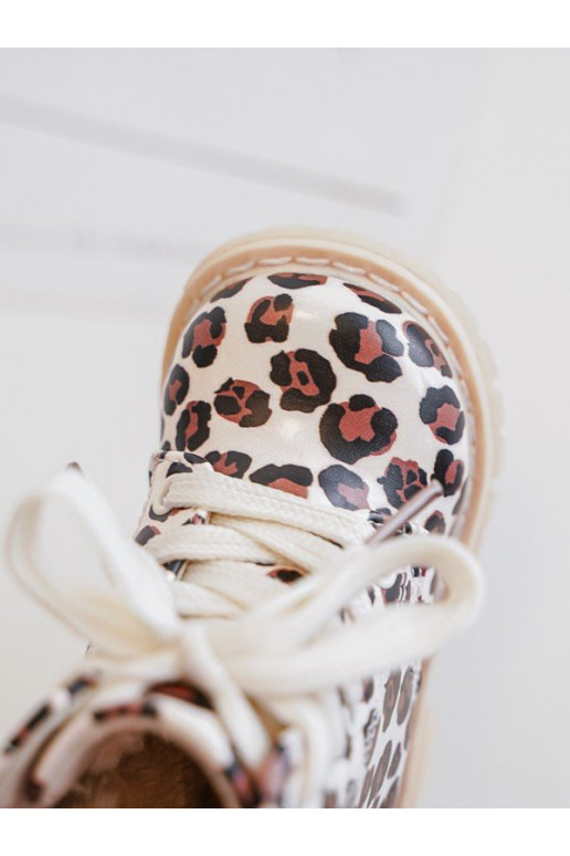 siltināti Sieviešu puszābaki Bērnu apavi ar rāvējslēdzējiem smilšu krāsas-brūnas krāsas Dolida