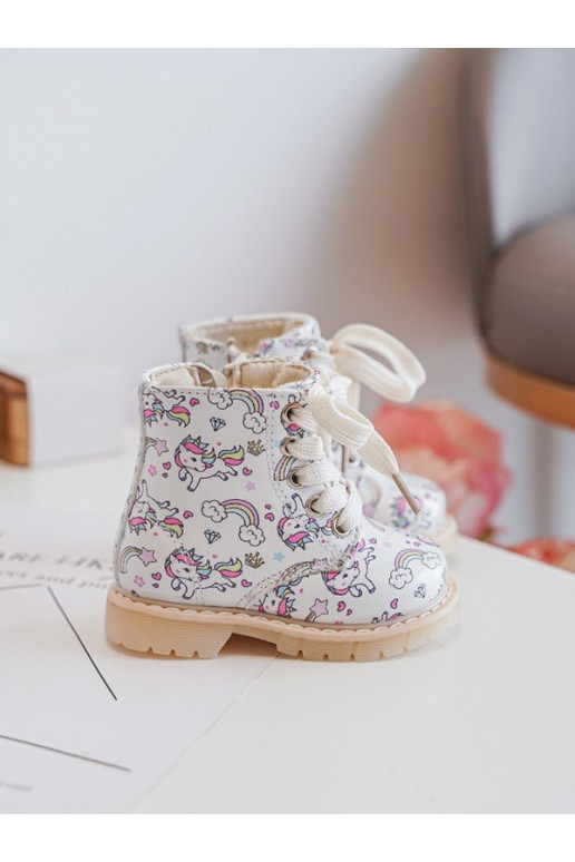 siltināti Sieviešu puszābaki Bērnu apavi ar rāvējslēdzējiem smilšu krāsas Dolida