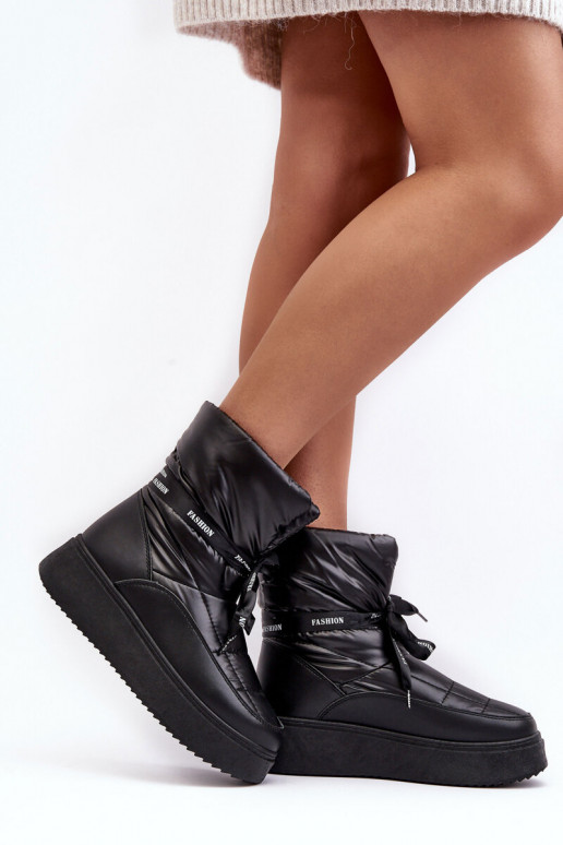 sniega apavi    Wiązaniem melnas krāsas Siracna sniega apavi    Wiązaniem melnas krāsas Siracna