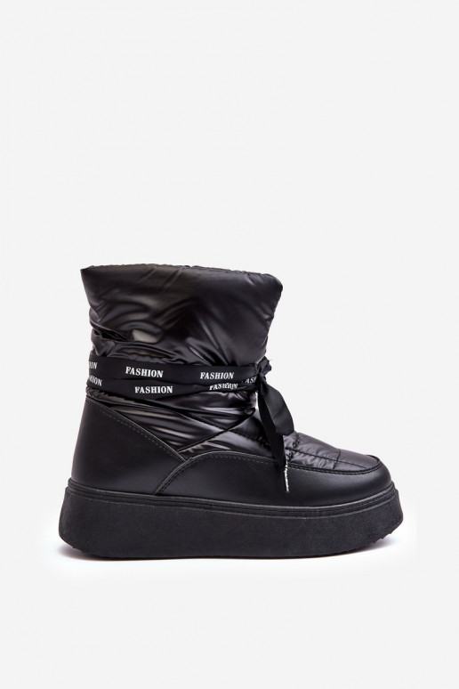 sniega apavi    Wiązaniem melnas krāsas Siracna sniega apavi    Wiązaniem melnas krāsas Siracna