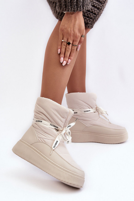 sniega apavi    Wiązaniem Ziloņkaula krāsas Siracna