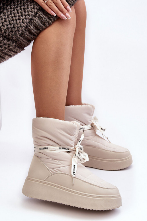 sniega apavi    Wiązaniem Ziloņkaula krāsas Siracna