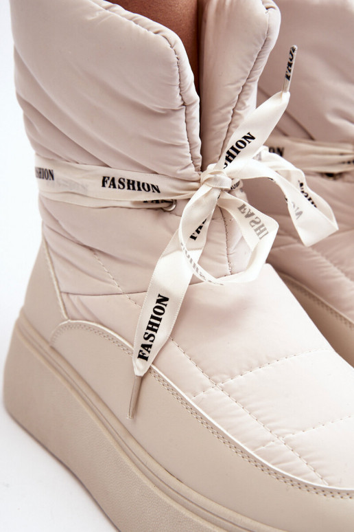 sniega apavi    Wiązaniem Ziloņkaula krāsas Siracna