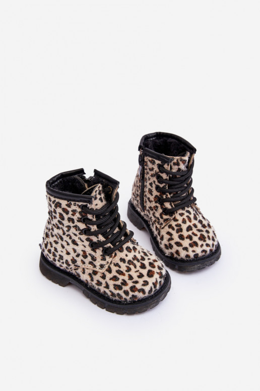 Bērnu apavi ar rāvējslēdzējiem smilšu krāsas Goopy