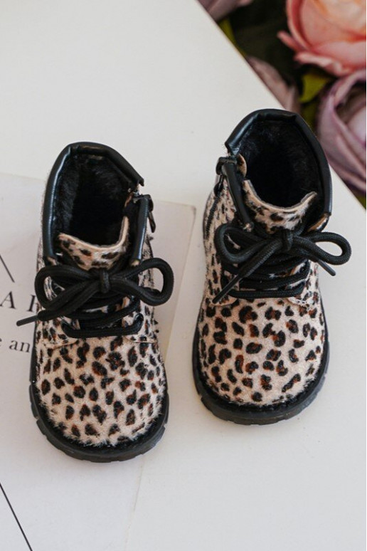 Bērnu apavi ar rāvējslēdzējiem smilšu krāsas Goopy