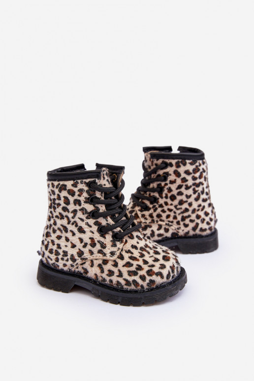 Bērnu apavi ar rāvējslēdzējiem smilšu krāsas Goopy