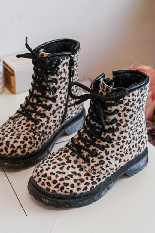 Bērnu apavi ar rāvējslēdzējiem smilšu krāsas Goopy