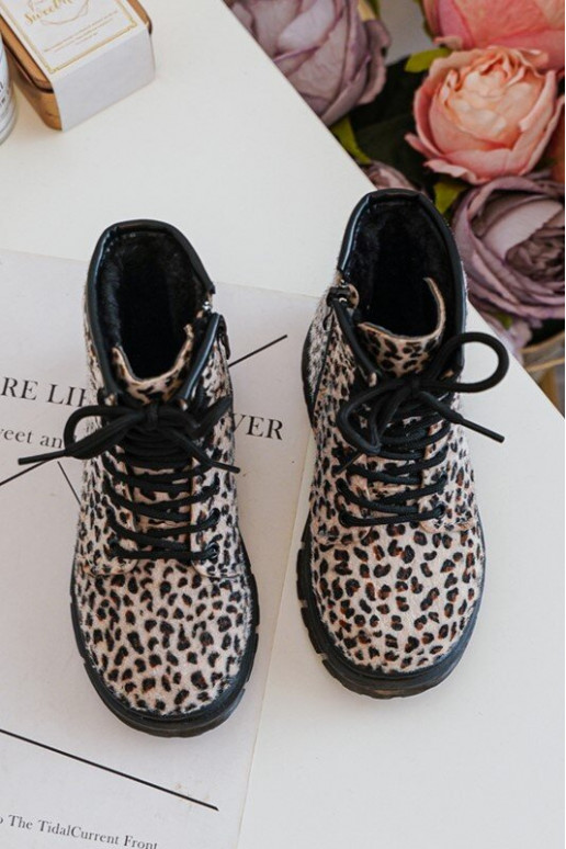 Bērnu apavi ar rāvējslēdzējiem smilšu krāsas Goopy