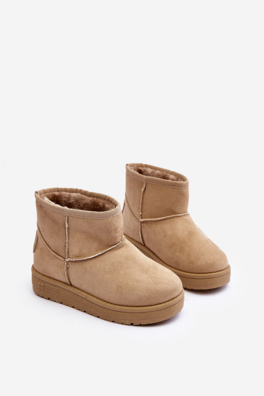 Sniega apavi siltināti smilšu krāsas Big Star MM374056