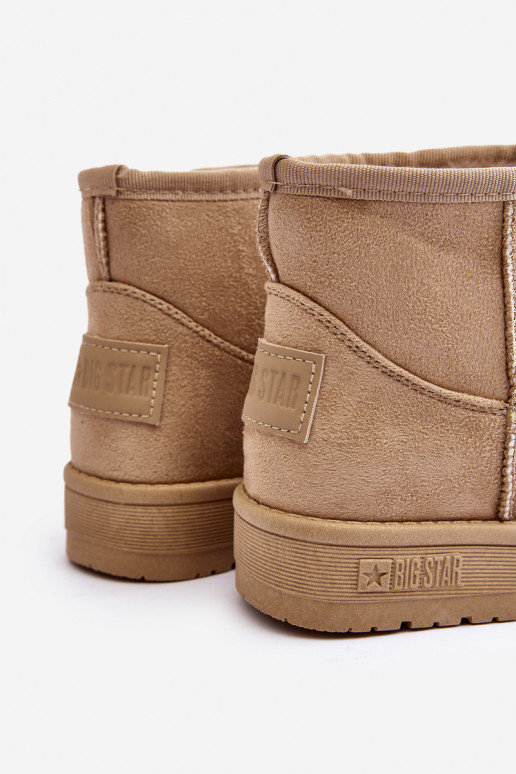 Sniega apavi siltināti smilšu krāsas Big Star MM374056