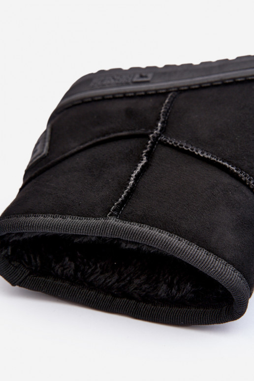 Sniega apavi siltināti melnas krāsas Big Star MM374054