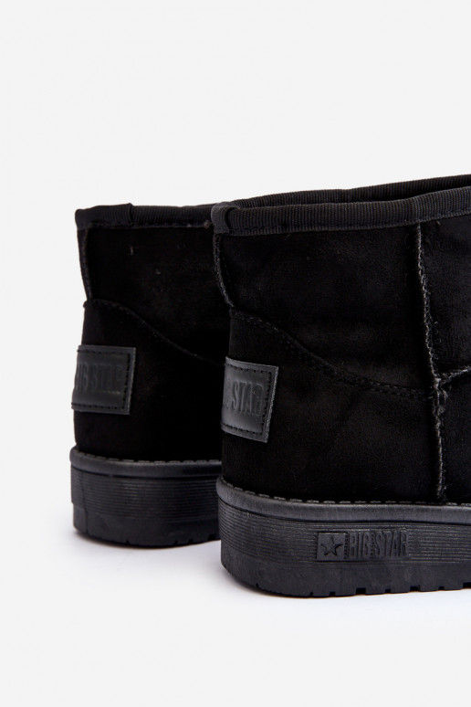 Sniega apavi siltināti melnas krāsas Big Star MM374054