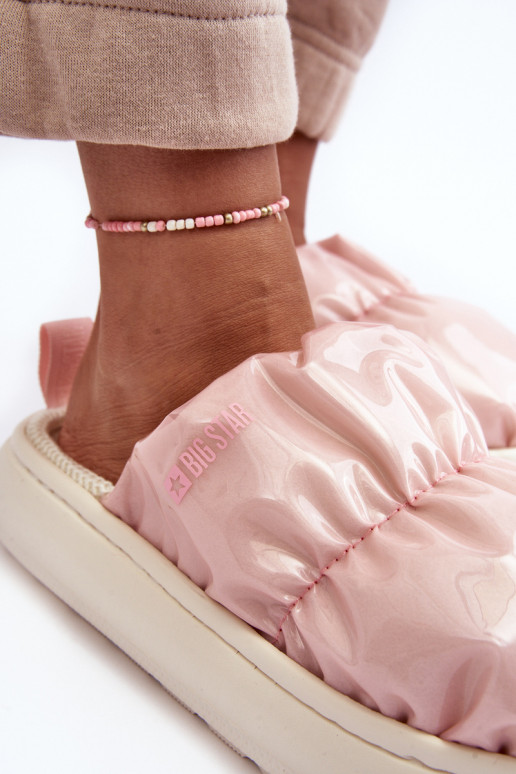 Spīdīgi Čības   Rozā krāsas Big Star MM274129