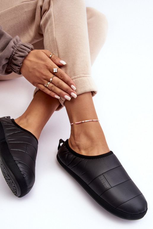 Čības siltināti melnas krāsas Big Star KK274604 Čības siltināti melnas krāsas Big Star KK274604