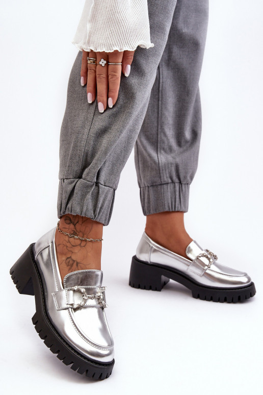 apavi  Sudraba krāsas Lemmitty apavi  Sudraba krāsas Lemmitty