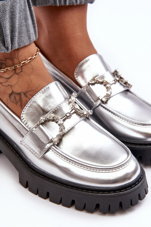 apavi  Sudraba krāsas Lemmitty apavi  Sudraba krāsas Lemmitty