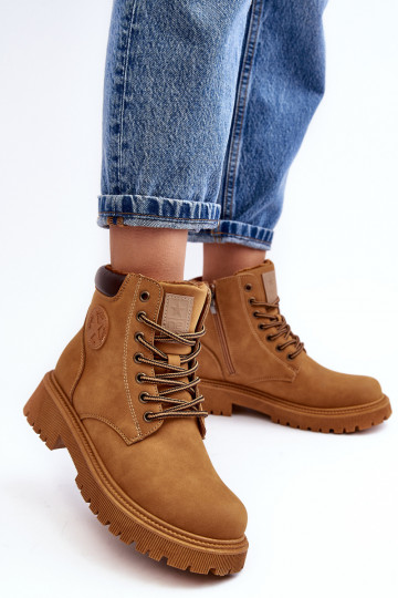 siltināti Sieviešu puszābaki apavi brūnas krāsas Felizia