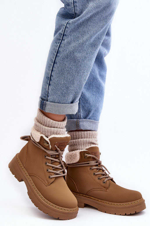 apavi     ar siltinājumu brūnas krāsas Lynnvia apavi     ar siltinājumu brūnas krāsas Lynnvia