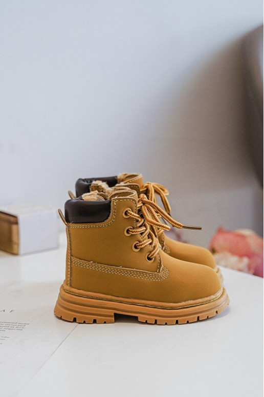 Bērnu apavi apavi ar rāvējslēdzējiem brūnas krāsas Bansi