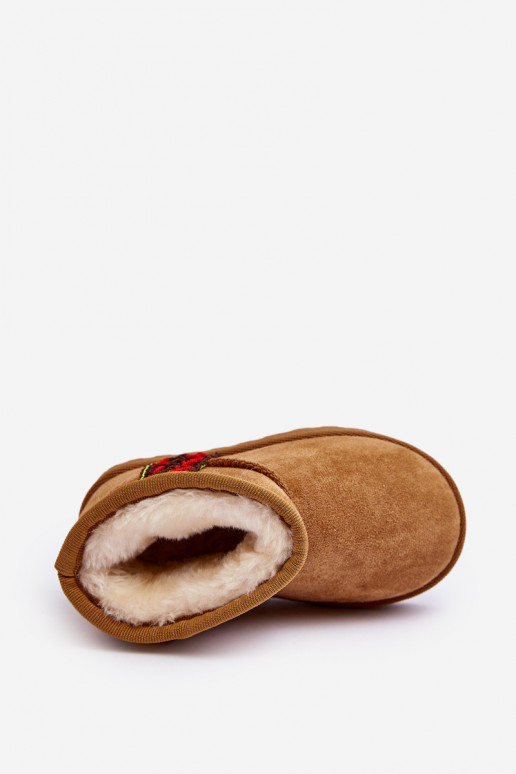 sniega apavi Sieviešu puszābaki siltināti Bērnu apavi brūnas krāsas Leonora sniega apavi Sieviešu puszābaki siltināti Bērnu apavi brūnas krāsas Leonora