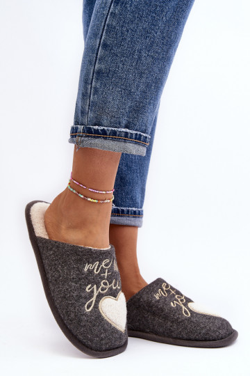 Klasiska modeļa Čības  siltināti Pelēkas krāsas Mabira