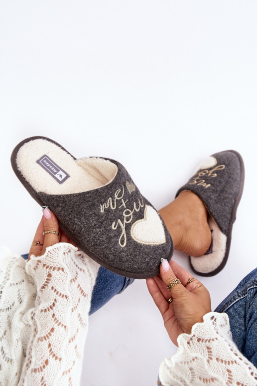 Klasiska modeļa Čības  siltināti Pelēkas krāsas Mabira Klasiska modeļa Čības  siltināti Pelēkas krāsas Mabira