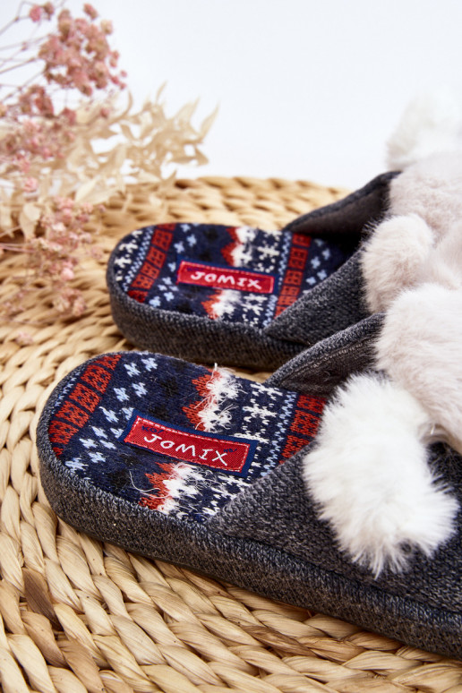 Bērnu čības pelēkā krāsā Dasca