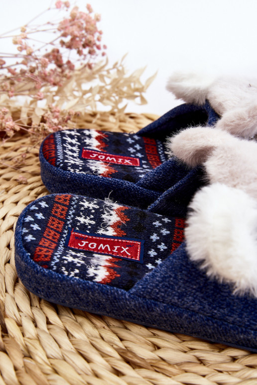 Bērnu čības tumši zilā krāsā Dasca