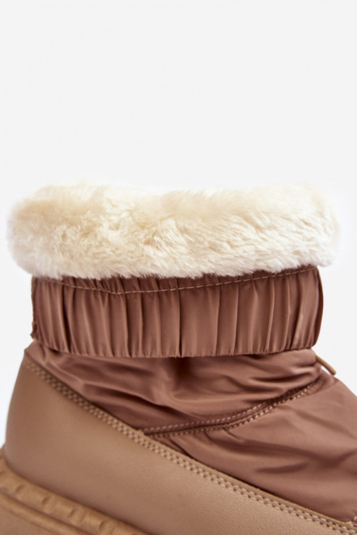 sniega apavi    smilšu krāsas Lureta