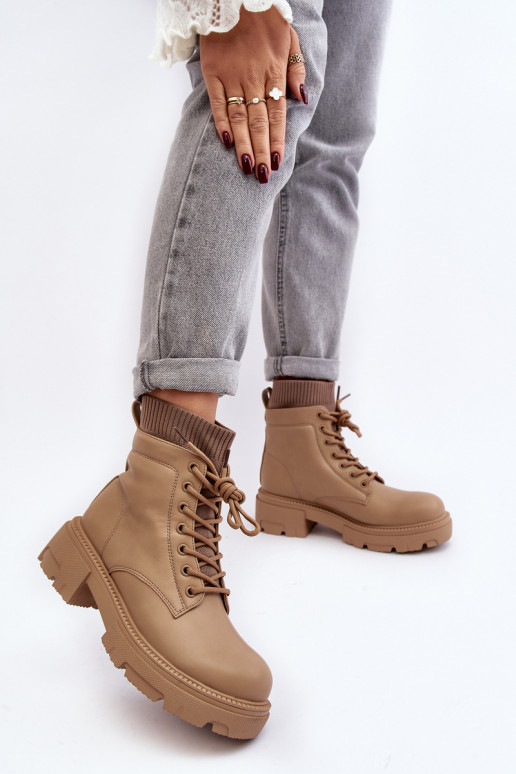 apavi Sieviešu puszābaki  smilšu krāsas Rivella apavi Sieviešu puszābaki  smilšu krāsas Rivella