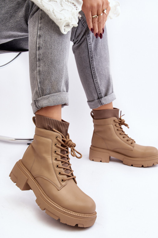 apavi Sieviešu puszābaki  smilšu krāsas Rivella apavi Sieviešu puszābaki  smilšu krāsas Rivella