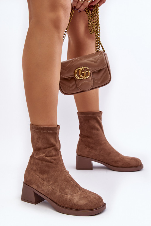 Sieviešu puszābaki  brūnas krāsas Aphroteia