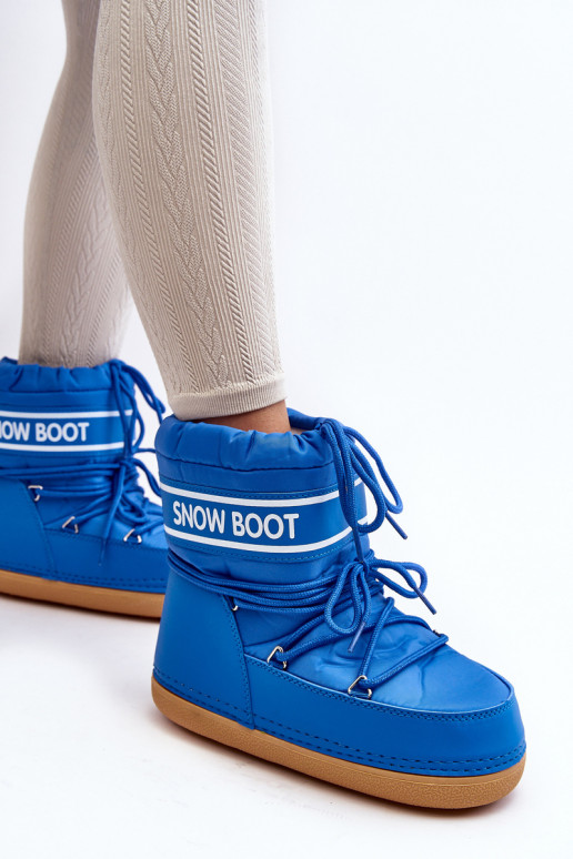 Šņorējami ziemas apavi Zilas krāsas Soia Šņorējami ziemas apavi Zilas krāsas Soia