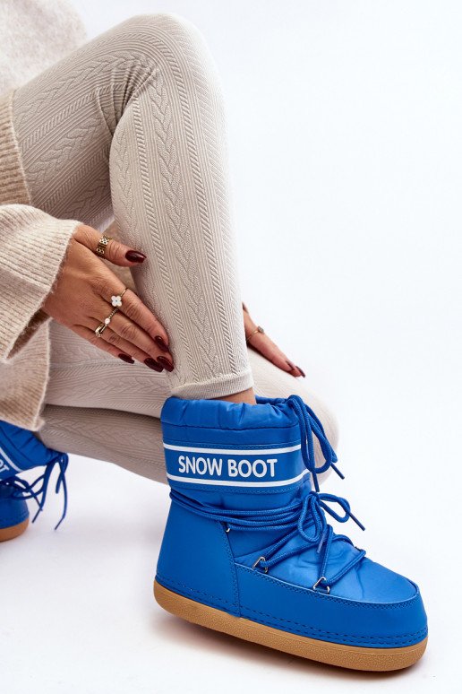 Šņorējami ziemas apavi Zilas krāsas Soia Šņorējami ziemas apavi Zilas krāsas Soia