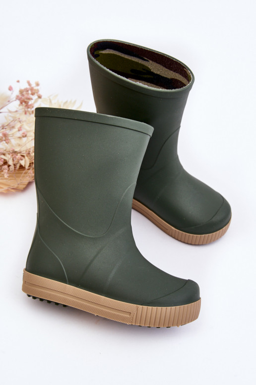 Bērnu gumijas apavi Wave Gokids 979 zaļā krāsā Bērnu gumijas apavi Wave Gokids 979 zaļā krāsā