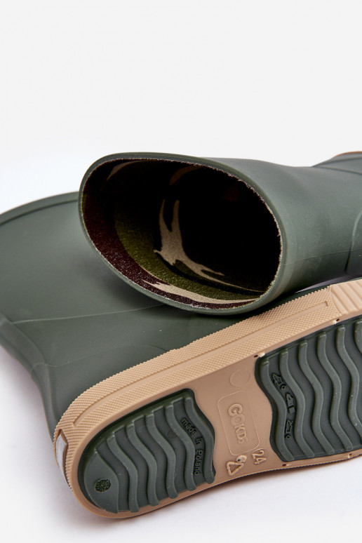 Bērnu gumijas apavi Wave Gokids 979 zaļā krāsā Bērnu gumijas apavi Wave Gokids 979 zaļā krāsā