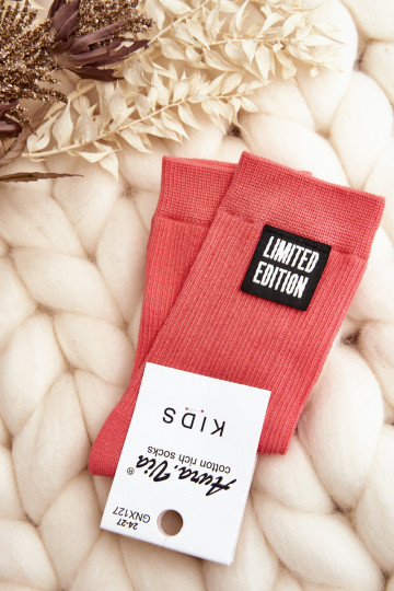 Bērnu zeķes rozā krāsā 2