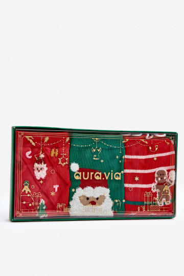 Komplektā 3 pāri svētku zeķu 2