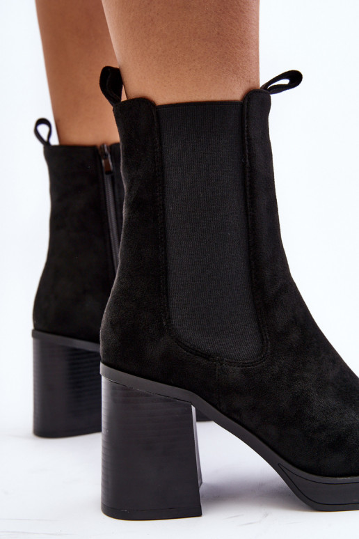 Sieviešu puszābaki  melnas krāsas Piovere