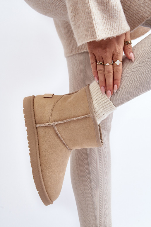 sniega apavi   Cross Jeans MM2R4023C smilšu krāsas