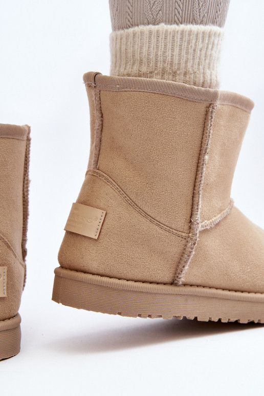 sniega apavi   Cross Jeans MM2R4023C smilšu krāsas