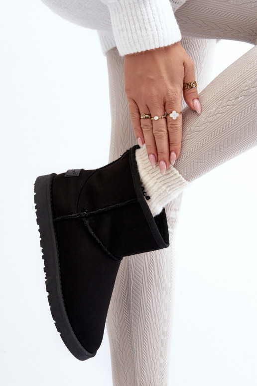 sniega apavi   Cross Jeans MM2R4024 melnas krāsas