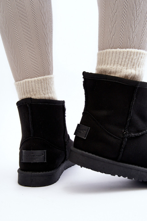 sniega apavi   Cross Jeans MM2R4024 melnas krāsas