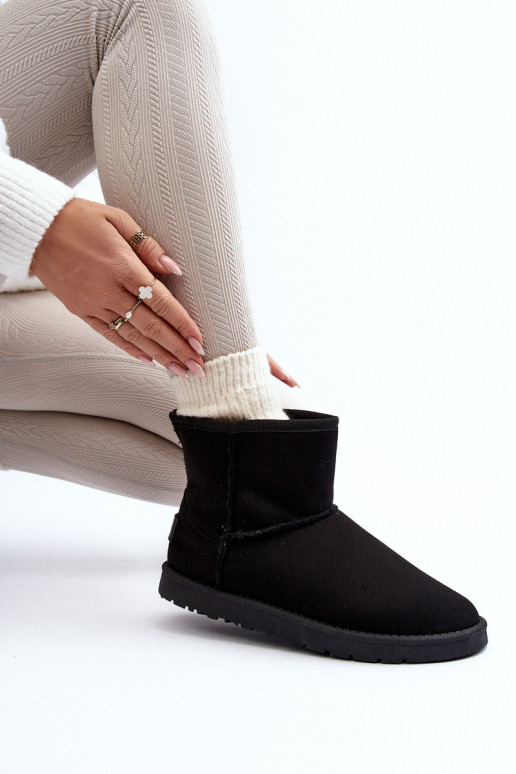 sniega apavi   Cross Jeans MM2R4024 melnas krāsas