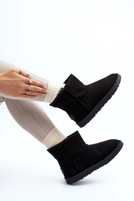 sniega apavi   Cross Jeans MM2R4024 melnas krāsas